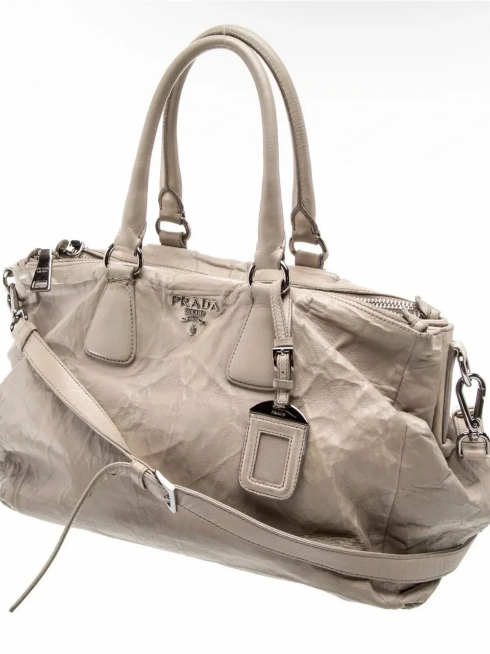 Prada soft leather